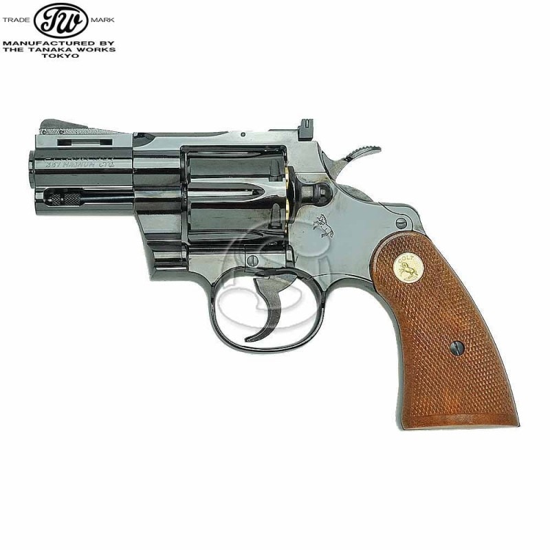 ボ*イ様 タナカ COLT 357 マグナム スネイクアイズ ニッケルフィニッシ ボ*イ様 タナカ COLT 357 マグナム スネイクアイズ ニッケル