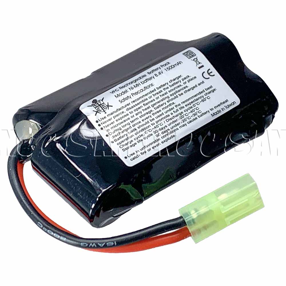 バッテリー：PEQ15タイプケース用（8.4V 1500mAh ニッケル水素