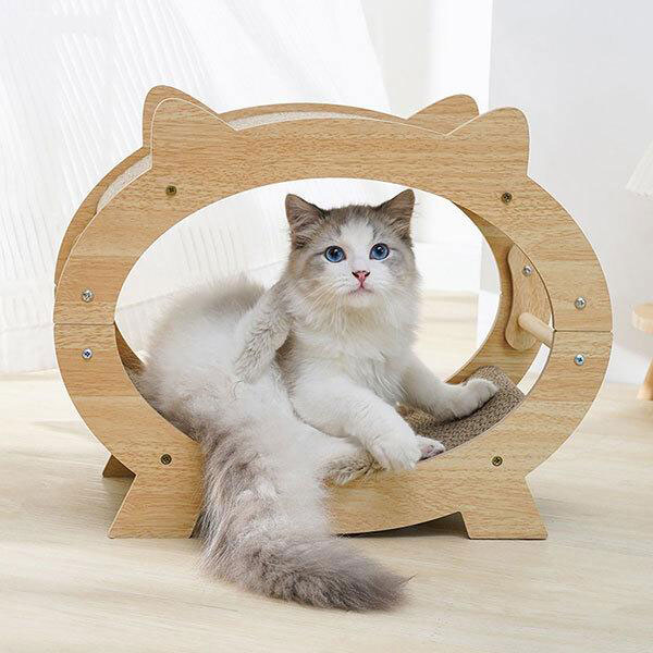 快適な猫ハウススクラッチ、ゲームセンター-室内猫耐久性ペット家具猫壁掛け家具です 快適な猫ハウススクラッチ、ゲームセンター-室内猫耐久性ペット