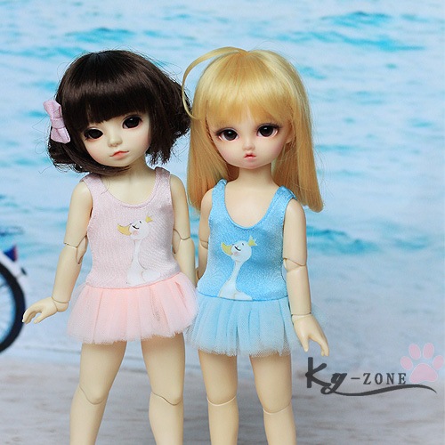 AF6096【kuyin】幼SD用水着 -ワンピース | ◇ドール洋服（種類別