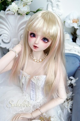 U-3862【SALA】MSD，SD/DD(頭囲18~23cm)用ウィッグ | ◇ドール