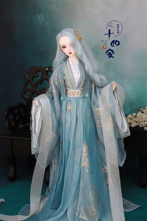 AF8756【十四家】SD/DD,SD16女用中華ドレスセット | ◇ドール