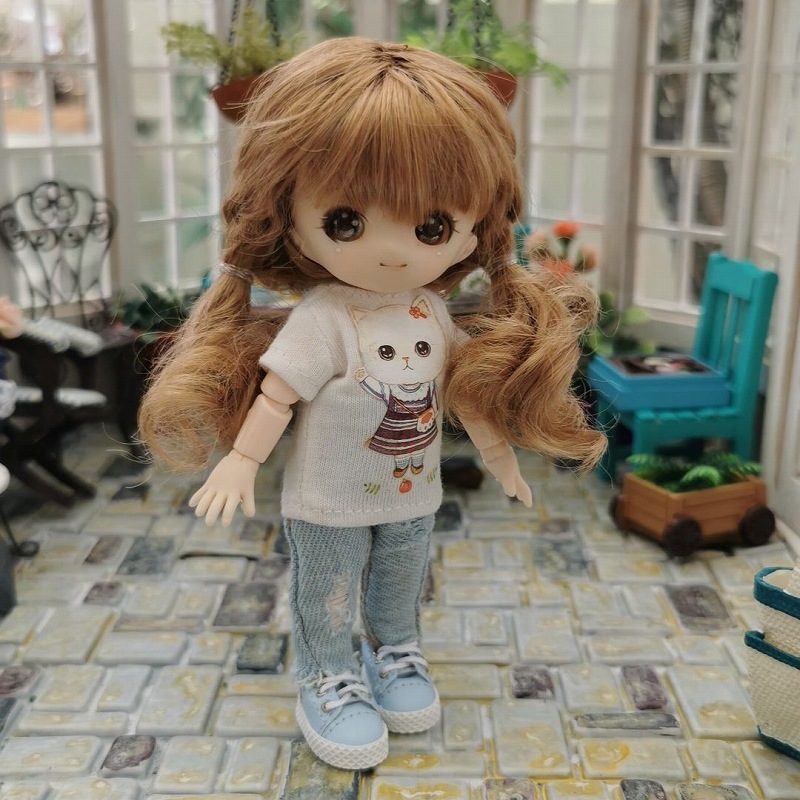 セールドールウィッグ４〜5インチオビツ11ウィッグ シルキーテディ4.5~5インチウィッグ - MIMIEL | Doll Item Shop on