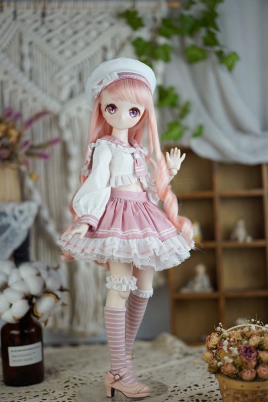 AF9581【独舞天堂】MSD,MDD，Puyoo doll kumako用洋服6点セット