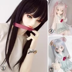 U・x・U★USAPIウィッグ★SD/DD/MDD1/3サイズNo.S409 ☆USAPIウィッグ☆ SD/DD/MDDドール用 1/3 サイズ doll wig