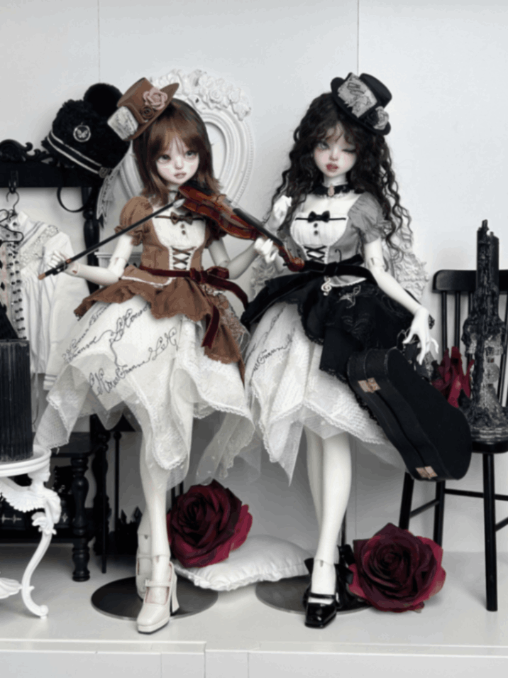 最終値下　mdd衣装ディーラー様製 衣装 セット ドール服　MDD msd ディーラー様製 MDD MSD 地雷服 ピンク（14980円→SALE早い物