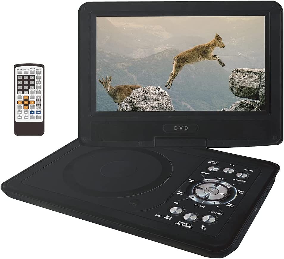 ポータブル DVDプレイヤー　AKART PDV-900REC ポータブルDVDプレイヤー PDV-KH988N - メルカリ
