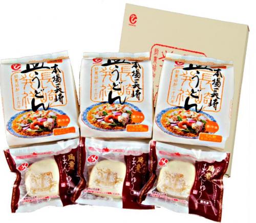 冷凍皿うどん・角煮まんじゅうセット(KS29) | 冷凍ちゃんぽん