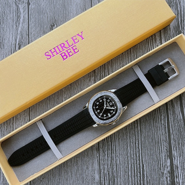 819 箱付き 新品 海外限定 SHIRLEY BEE 高級感 メンズ腕時計