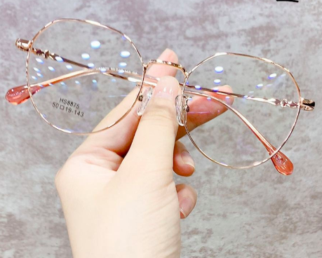 アイカフェ EYE CAFE6743 co r19 ピンクメガネ めがね 眼鏡伊達 度付き 新品 送料無料