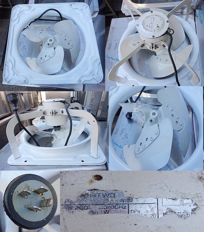 産業用有圧換気扇 三相200v50/60hz Panasonic FY-40GTW3 | 中古
