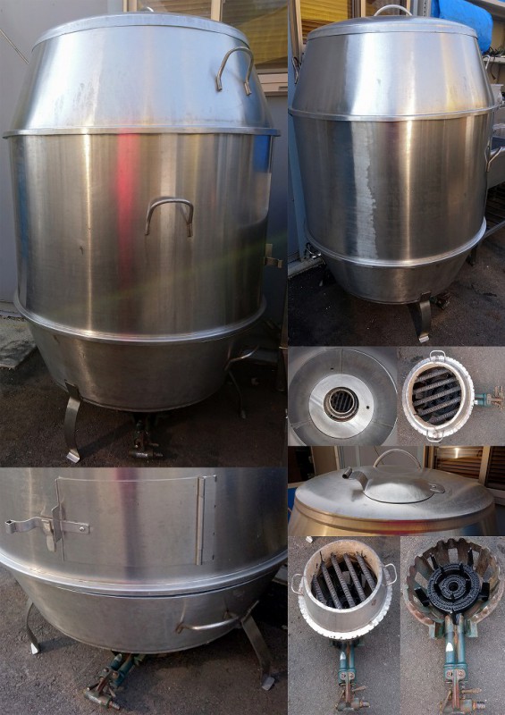 業務用本格チャーシュー釜 ローストダック釜 ロースター グリラー　吊るし釜 業務用本格チャーシュー釜 ローストダック釜 ロースター グリラー吊るし釜