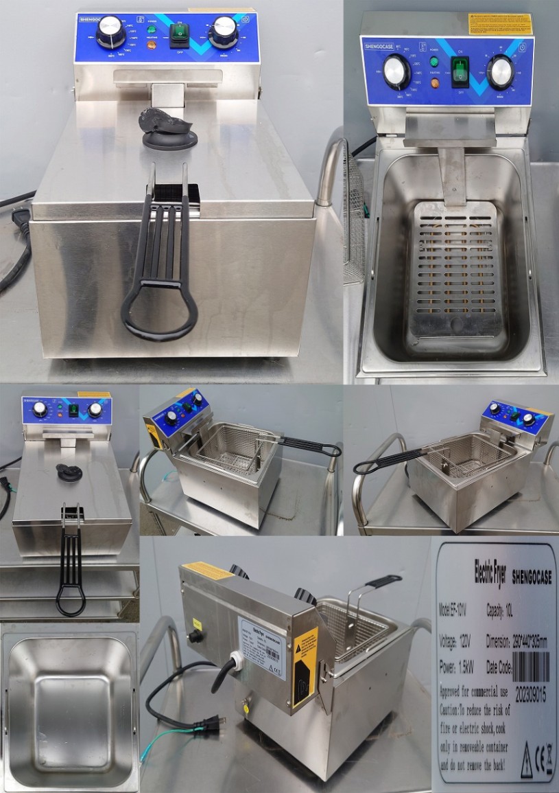 SHENGOCASE 電気フライヤー 業務用10ℓ SHENGOCASE 電気フライヤー 業務用10ℓ 電気フライヤー 10L 卓上