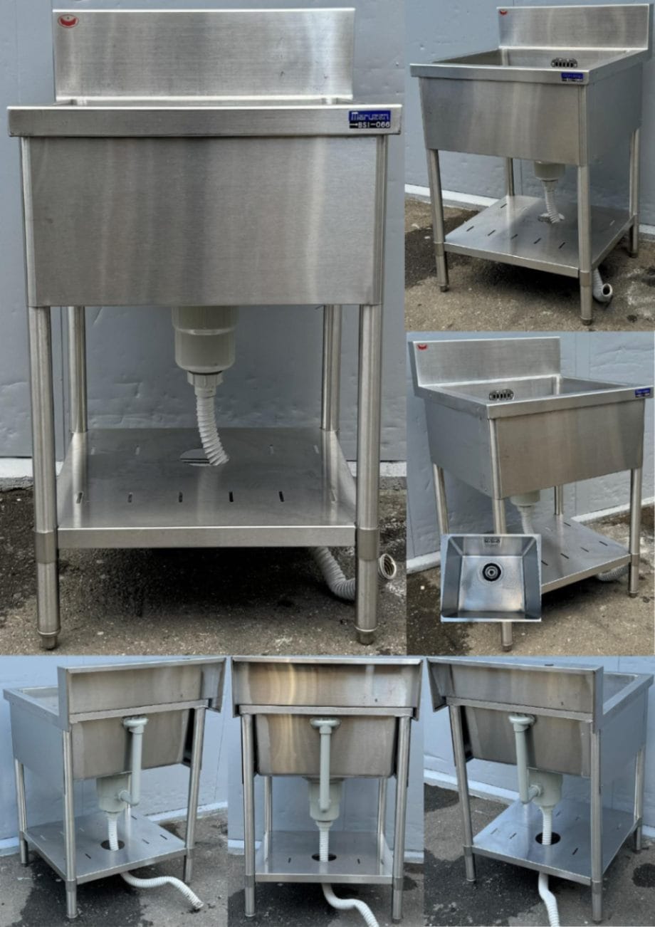 マルゼンソルイド1槽シンク　1000x650x800 マルゼンソルイド1槽シンク1000x650x800