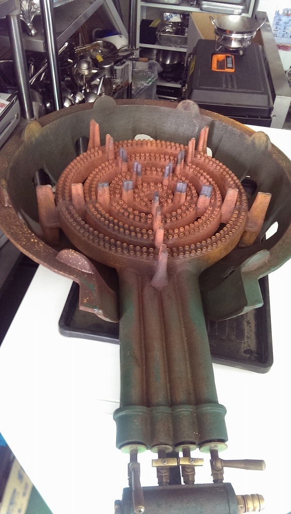鋳物コンロLPガス用強火力マルデ鋳器