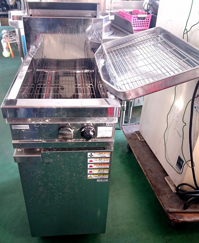 業務用 ガスフライヤー 1槽式 都市ガス 13A ネオシス NGF14NAS ガスフライヤー 1槽式 都市ガス 13A ネオシス NGF14NAS | 中古