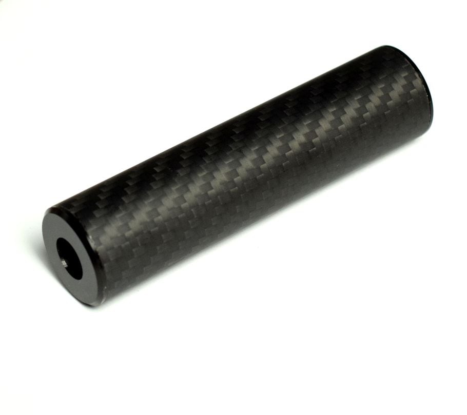 GAW製LCP用サプレッサー対応超軽量カーボンサイレンサー 100mm