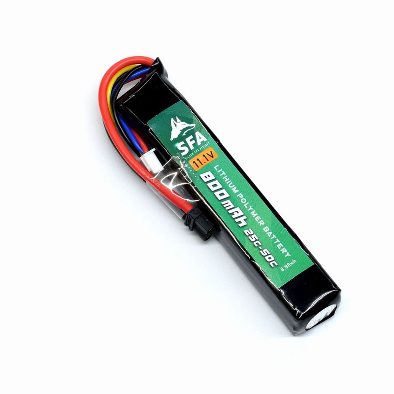 Tコネ　緑●　完全プロポセット　バッテリー　充電器　アンプ　サーボ　モーター Gunsmith BATON / 電動ガン用リポバッテリー 11.1v1100mAh [ 40C
