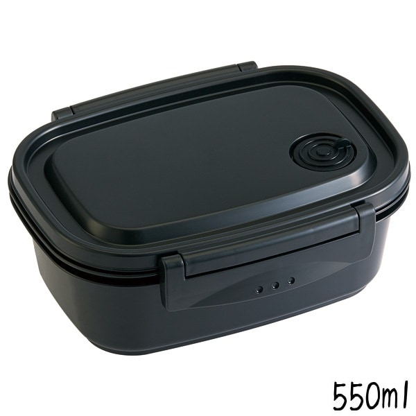 たっけチン商品 496271 XPM4~ラク軽弁当箱M[550ml]<BR>○ブラック○<BR>//お