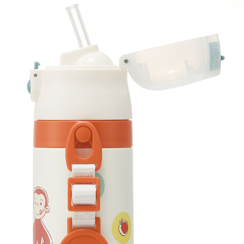おさるのジョージ☆2WAYステンレスボトル430/470ml コップ＆直飲み水筒 