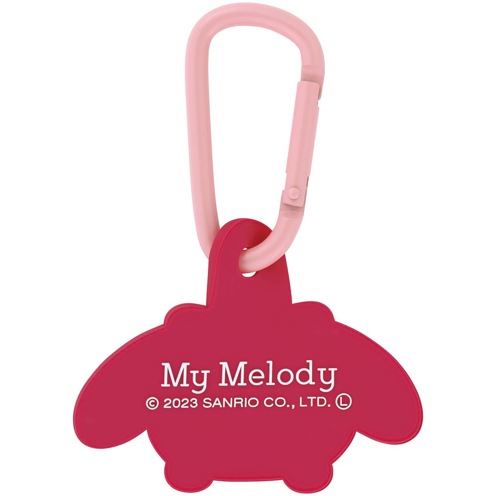 676079 ZELK1~ラバーマスコット付きカラビナ マイメロディ