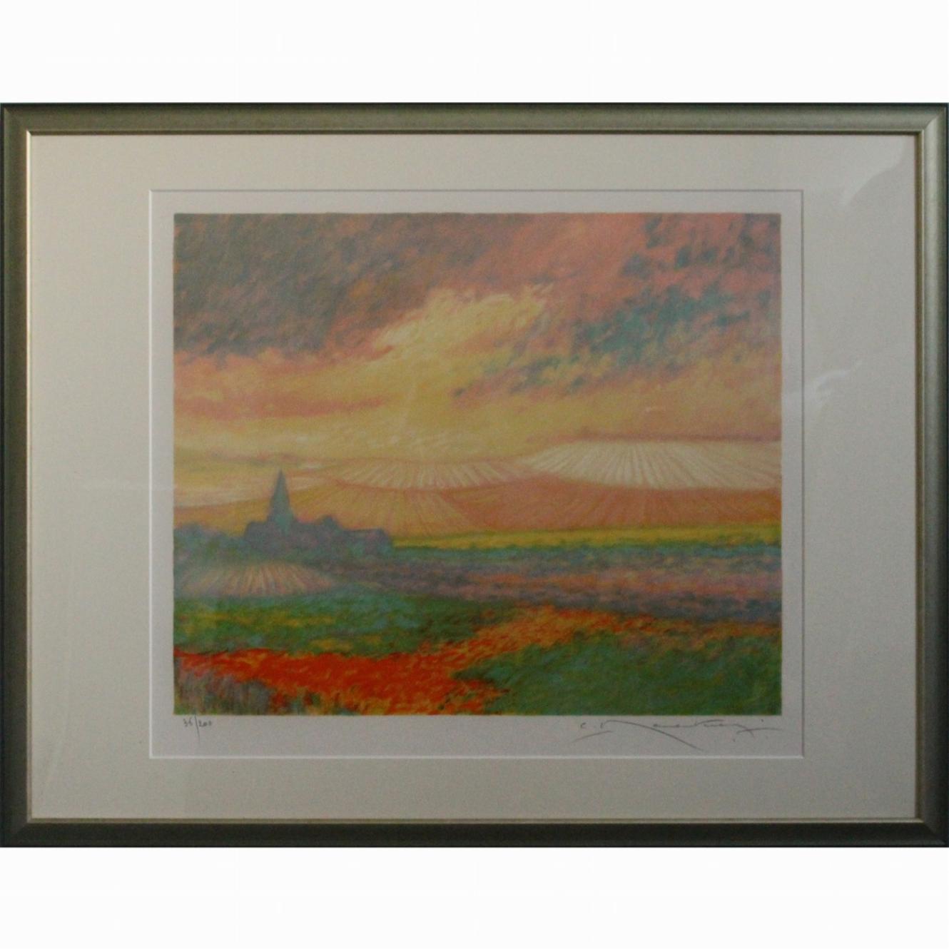 クロード・マヌキアン リトグラフ クロード・マヌキアン プレリュード  