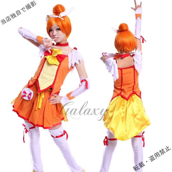 Lサイズ スマイルプリキュア! キュアサニー コスプレ 衣装 Lサイズ スマイルプリキュア! キュアサニー コスプレ 衣装