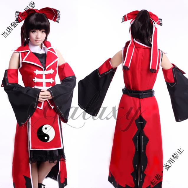 東方 紅魔城伝説 博麗霊夢 コスプレ 衣装 cc0792【送料無料