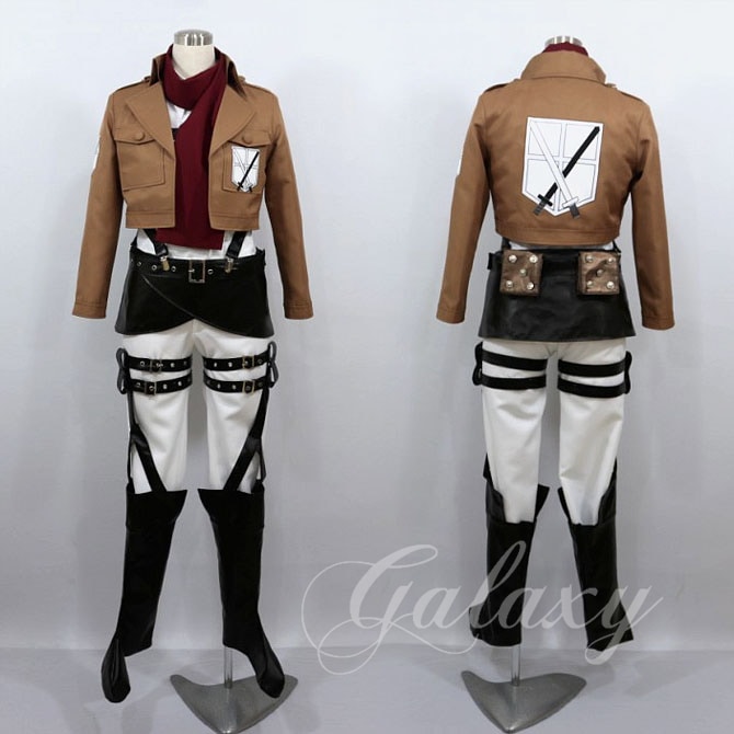 進撃の巨人 訓練兵団 ミカサ アッカーマン コスプレ衣装 ウィッグ 靴 ハロウィン パーティー イベント 文化祭演出服 変装 進撃の巨人 訓練兵団 ミカサ アッカーマン コスプレ衣装 ウィッグ 靴
