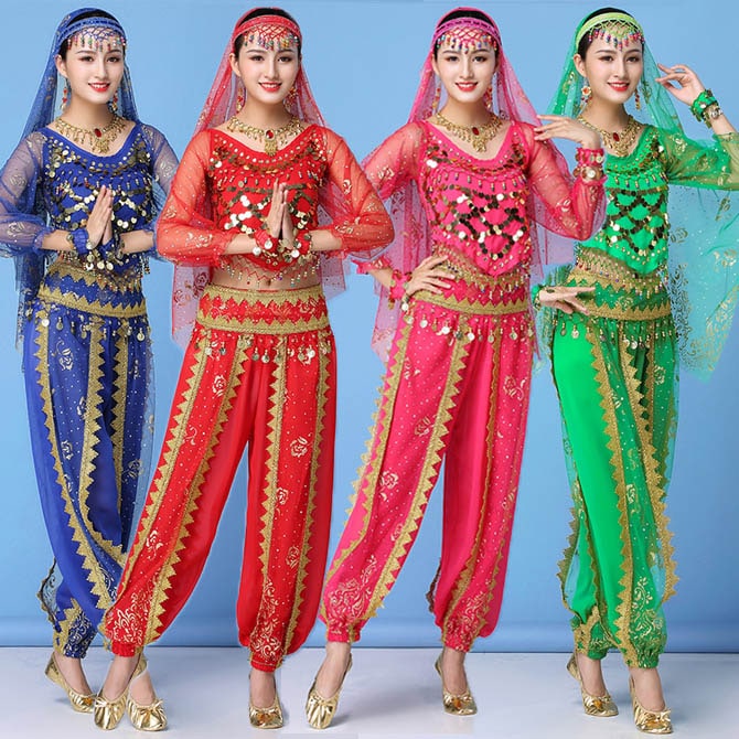 ベリーダンス衣装 インドダンス 演出服 組み合わせ自由 ヒップ