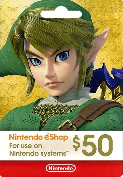 新品NS海外)Nintendo eShop Card ＄50 （北米版） | Nintendo