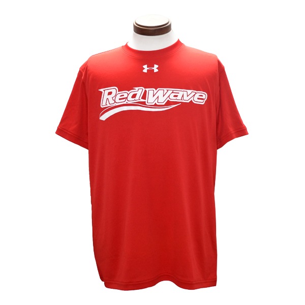 【限定品】 Fujitsu Red Wave Tシャツ レッド バスケ 富士通レッドウェーブ UA ドライTシャツ