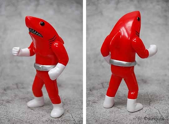 サンガッツ本舗　シャークザヒーロー　ソフビ Amazon.co.jp: サンガッツ本舗 シャークザヒーロー ソフビ