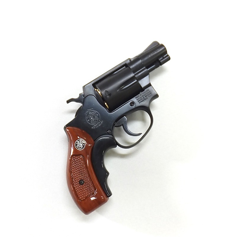 【S&W M36 38 No.245 モデルガン】ゴールド/S511-545 タナカ S&W.38 Chiefs Special (Pre-M36) 2inch Square Butt