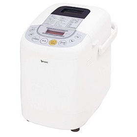極美品　エムケー精工　ホームベーカリー　ふっくらパン屋さん　HBK-101W　白 ◎エムケー精工：自動ホームベーカリーふっくらパン屋さん（1斤