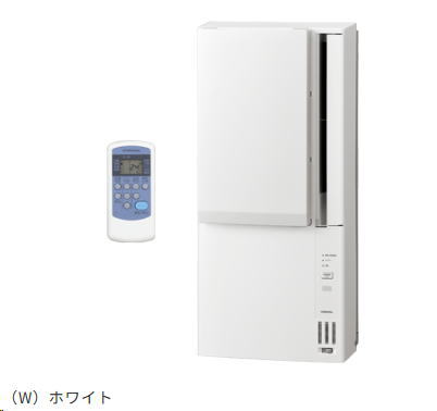 新品　コロナ　冷暖房　窓用エアコン　CWH-A1824R 2024年製 SS-2024-K214]コロナ：冷暖房窓用エアコン(ホワイト)/CWH-A1824R