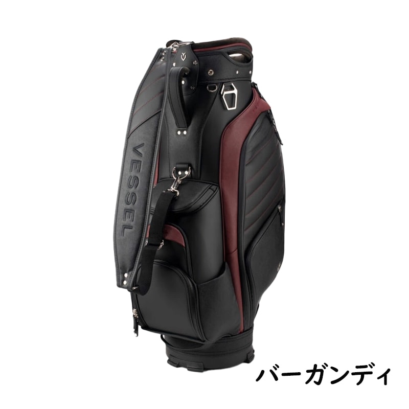 【極美品】VESSEL(ベゼル)　９型キャディバッグ　APX Staff 極美品】VESSEL(ベゼル) 9型キャディバッグ APX Staff 2024年新
