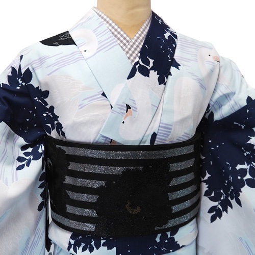 清涼浴衣_白鳥 | 着物,浴衣,女性浴衣 | 「蝶々堂」呉服の丸藤