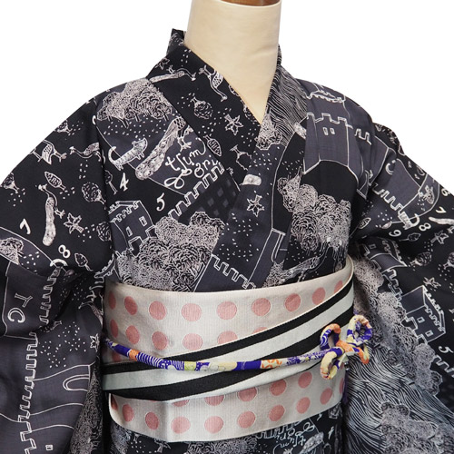 清涼浴衣_モノトーンお城 | 着物,浴衣,女性浴衣 | 「蝶々堂