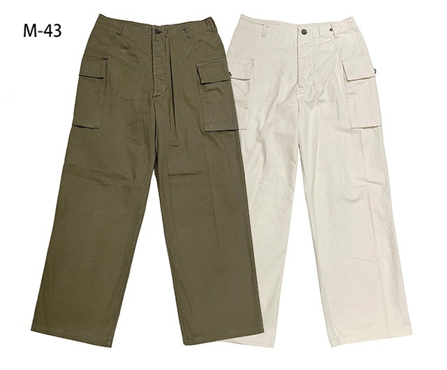 m-43 hbt カーゴパンツ 米軍タイプ M-43 HBT パンツ ミリタリーパンツ 軍パン