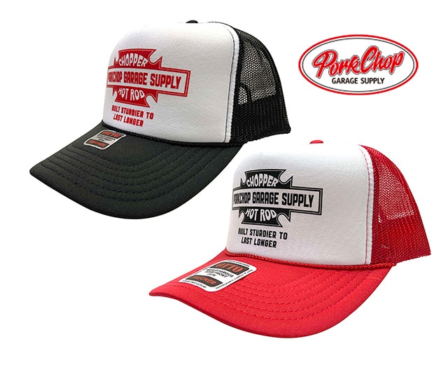 Pork Chop メッシュ　キャップ PORKCHOP/CHOP YOUR OWN WOOD CAP（KELLY GREEN）［メッシュ