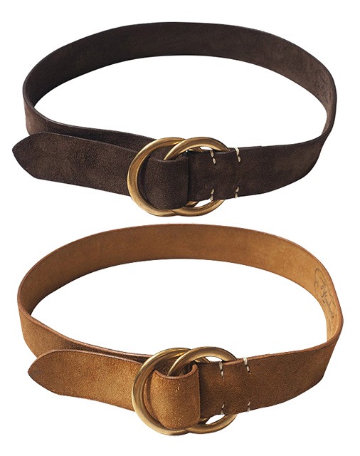 WAREHOUSE ウェアハウス　SUEDE W RING BELT WAREHOUSE ウェアハウス SUEDE W RING BELT