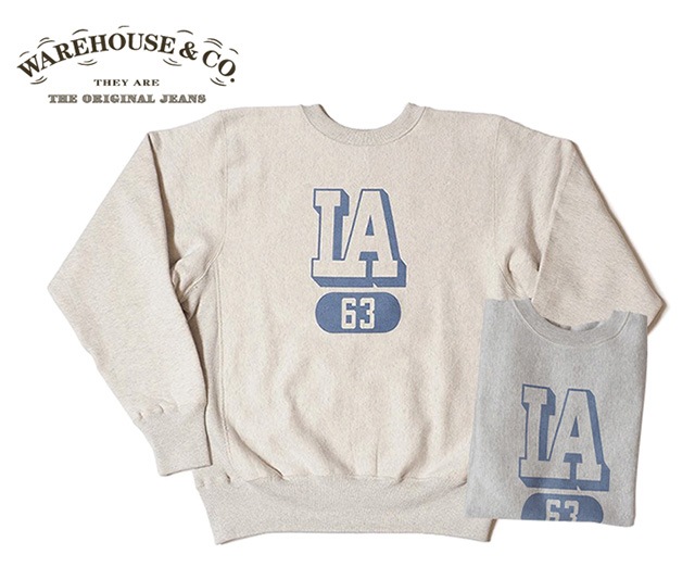WAREHOUSE ウエアハウス Lot 483 LA REVERSE CREW SWEAT リバース 