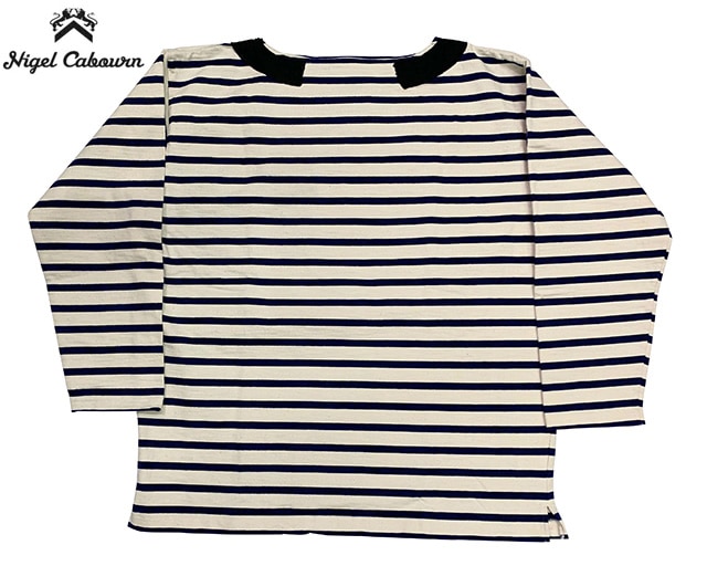 NIGEL CABOURN ブリティッシュアーミーボーダーシャツ