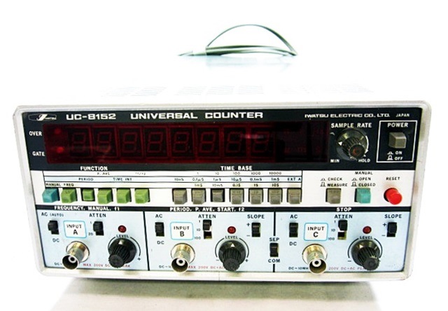 IWATSU ELECTRIC UC-8152 UNIVERSAL COUNTER | Measuring IWATSU ELECTRIC UC-8152 UNIVERSAL COUNTER | Measuring