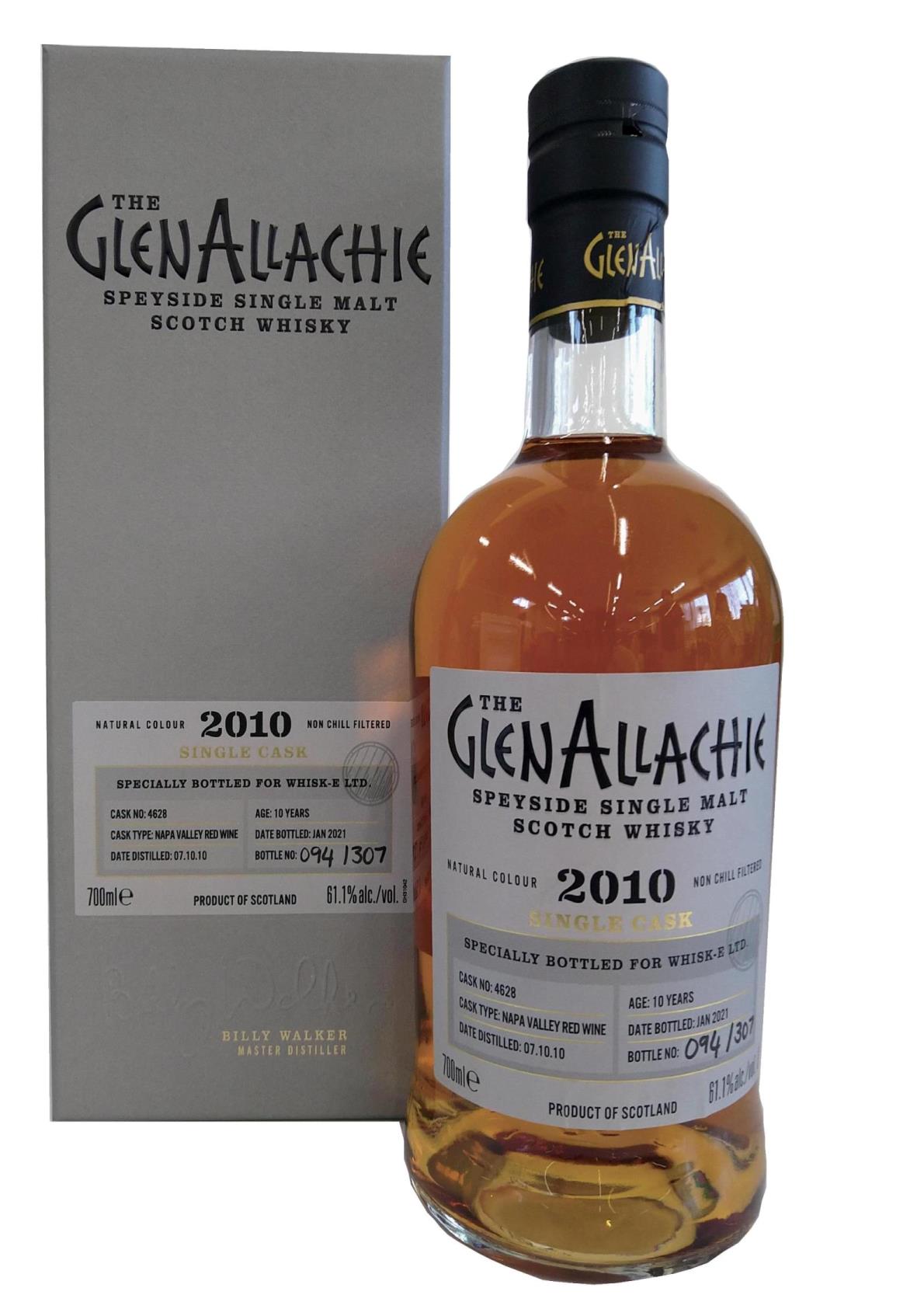 限定品】グレンアラヒー 2010 ナパバレーレッドワインカスク 61.1