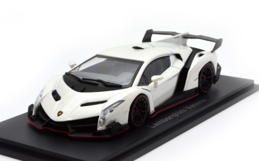 京商/1:43ランボルギーニ ヴェネーノ 白 ミニカー Kyosho 1/43 ランボルギーニ ヴェネーノ ホワイト | すべての