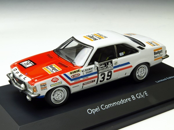 Schuco 1/43 オペル コモドール B GS/E 1973 RACラリー #39 M.C.