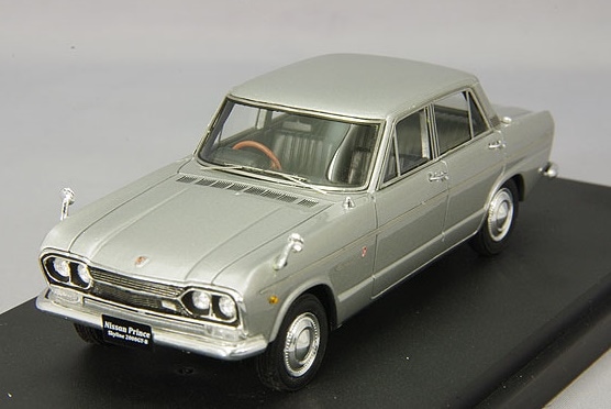 ミニカー　1/43 ニッサン プリンス スカイライン 2000GT-B S54B-3 スポーツホイール(レッド×ホワイト) [PM4323SRW] 1/43 日産 プリンス スカイライン 2000GT-B (S54B-3