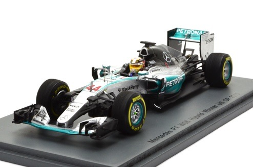 スパーク 1/43 メルセデス W06 2015 アメリカGP ウィナー #44 L